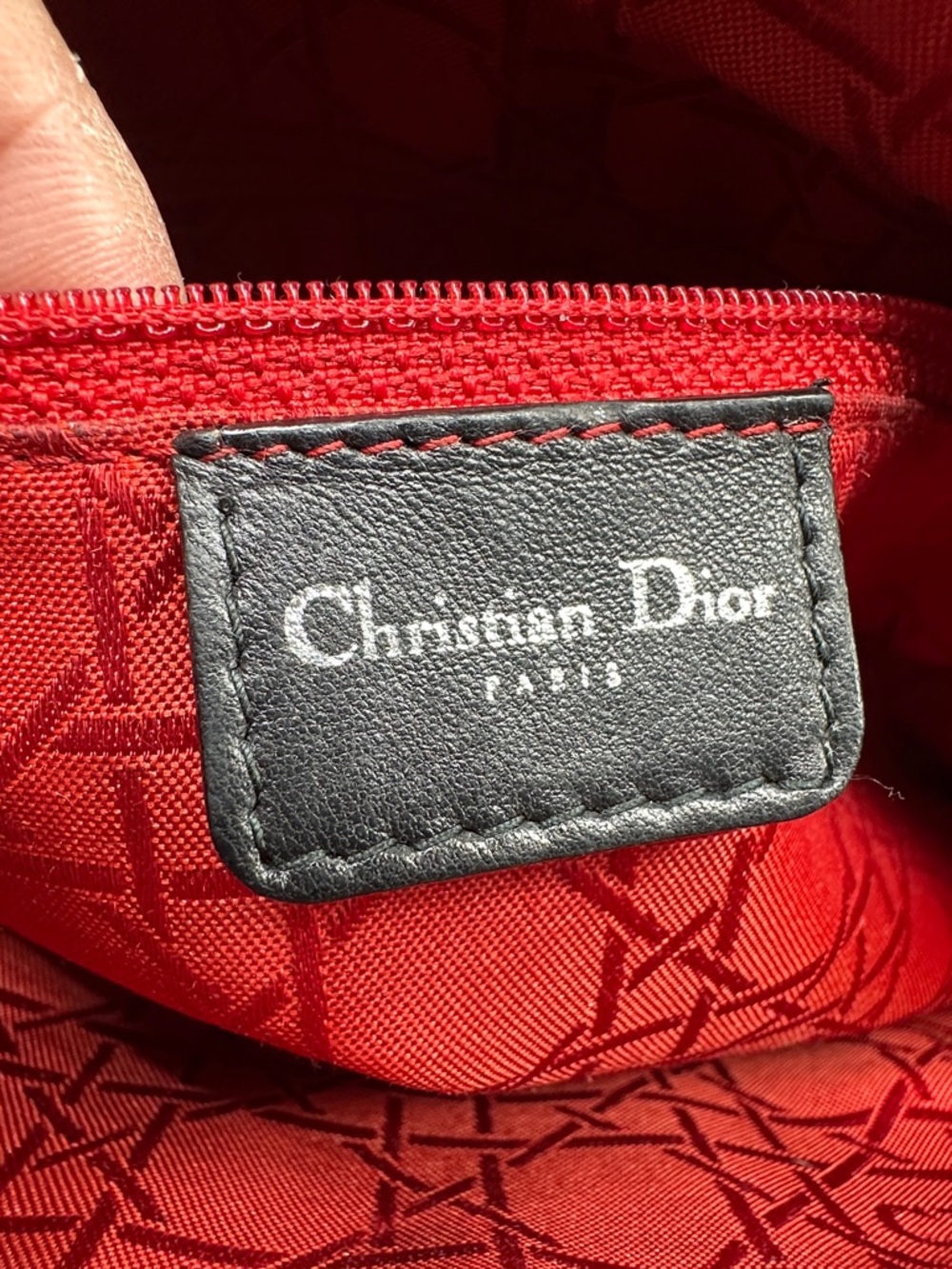 Christian Dior Large Lady Dior Bag Cannage Quilt Lambskin - Picture 10 of 16